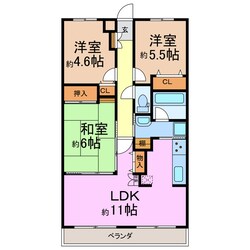 キャッスルハイツ有松の物件間取画像